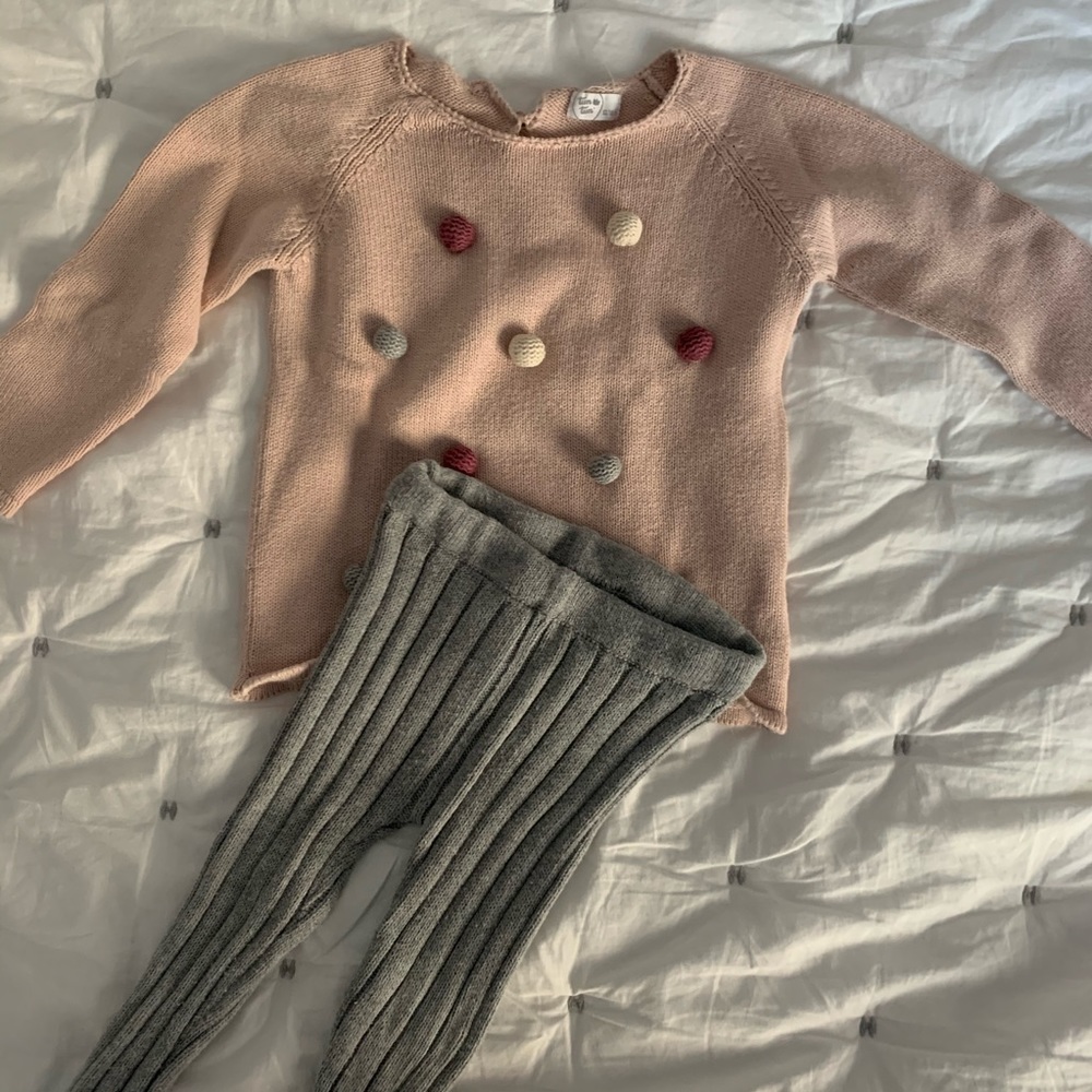 Tun Tun Baby Sweater And Leggings Set, 12-18M